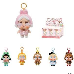 6 pc POP MART Crybaby Tears Factory Series Vinyl face Plush Blind Box Random Des